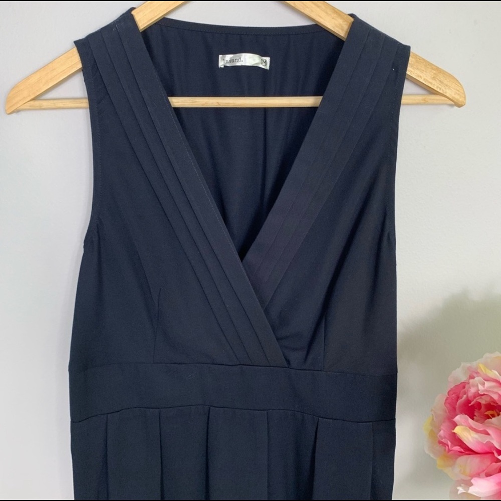 Lavand navy cotton dress